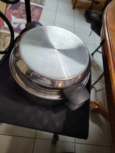 Kitchen Craft  5 Ply Multicore Stainless 6 QT Stock Pot,  Egg Poacher & Dome Lid - Picture 1 of 6