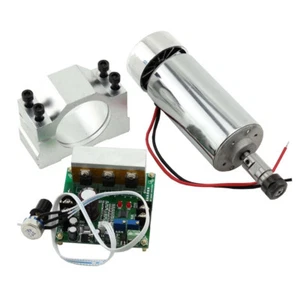 CNC 0.4KW 400W Spindle Motor ER11 + Mach3 PWM Speed Controller + Mount 3.175mm - Picture 1 of 6