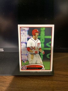 2012 Topps Bryce Harper RC Rookie Card Screaming Variation SP. Phillies.