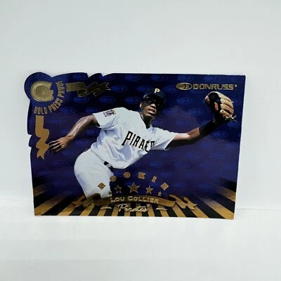 1997 Donruss Lou Collier Gold Press Proof Die-Cut Rookie Card RC #71 1 of 500 - Image 1 of 2