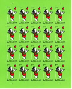 Full sheet of 20, NDC, PO Fresh, featuring Shel Silverstein - Picture 1 of 1