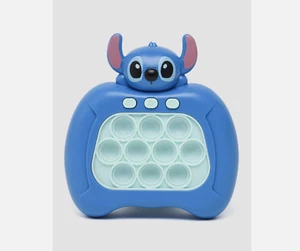 Stitch Pop Push it Game Controller Sensory Fidget Giocattolo Blu Nuovo Scatola Danneggiata - Foto 1 di 3