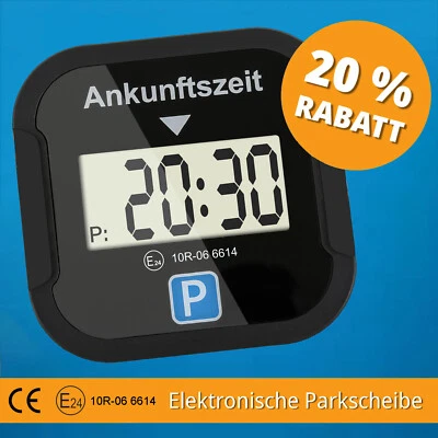Elektronische Parkscheibe Automatische Elektrisch Mit Zulassung - Auto Parkuhr - Bild 1 von 4