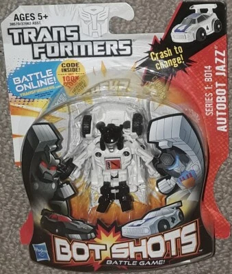 Transformers Bot Shots Autobot Jazz new sealed B014 hasbro - Image 1 of 2