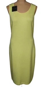 Nuevo con etiquetas Vestido Santana Tejido Santana Amarillo Limón Tejido Vaina Talla 8 $895 - Imagen 1 de 5