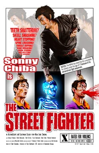 the street fighter x-ray sonny chiba karate grindhouse classic art print - Bild 1 von 1