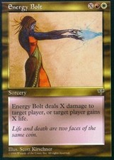 1x Energy Bolt NM-Mint, English Mirage MTG Magic