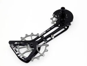 Jaula de desviador de polea de gran tamaño para ciclismo de carretera KCNC para Shimano r9100 gris plata - Imagen 1 de 6