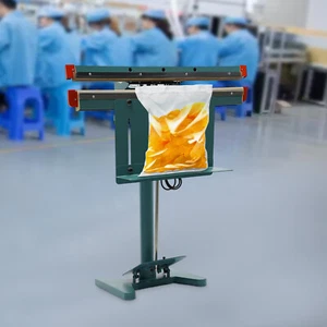 Máquina de sellado de impulso de pie selladora de embalaje eléctrica independiente 35-100 cm - Imagen 1 de 18