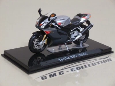 APRiLiA RSV 1000R 2004 GRiGiO GREY SiLVER MET. MOTO EDiCOLA 1/24 - Immagine 1 di 2