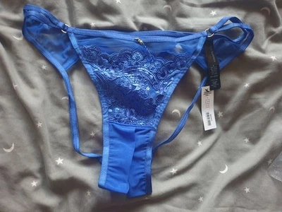 Calzoncillos Ann Summers Fiercely Sexy Azul Sin Entrepierna Abiertos para el Rumbo XS 4 6 Foto 1 de 4