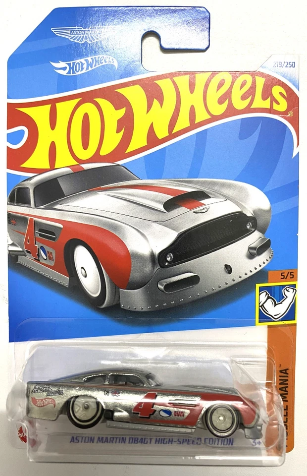 Hot Wheels 2024 219/250 Aston Martin DB4GT High-Speed Edition Silver MOSC - Image 1 of 1