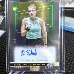 R1592 2024 Topps Chrome Tennis Base Auto Nastasja Schunk - Bild 1 von 2
