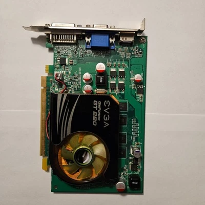 EVGA NVIDIA GeForce GT 220 (01GP31226LR) 1GB DDR3 SDRAM PCI Express x16 Graphic - Image 1 of 2