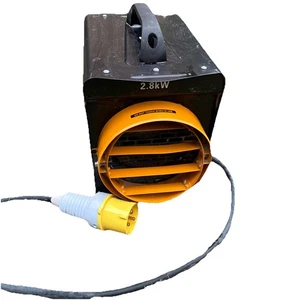 Rhino fh3 110V 2.8KW FH3 Portable Industrial Fan Heater - Black - Picture 1 of 5