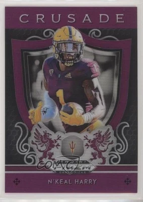 2019 Panini Prizm Draft Crusade Purple Prizm N'Keal Harry #8 Rookie RC - Image 1 of 2