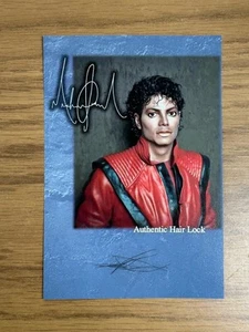 Michael Jackson King Of Pop Hair Strand Lock Thriller Relic Collectible museum - Picture 1 of 5