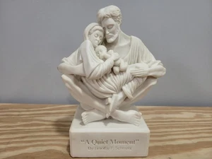 A Quiet Moment Figurine Collection of Holy Family by Timothy P. Schmalz - Picture 1 of 8