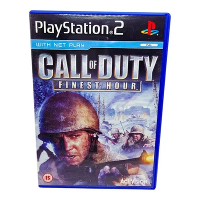 Call Of Duty Finest Hour Playstation 2 Box & Box Art Only. No Game. - Image 1 of 4