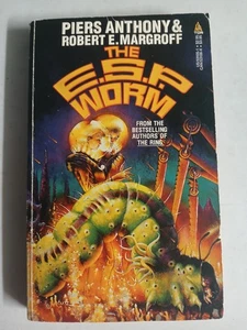The E.S.P. Worm by Piers Anthony & Robert E. Margroff---1986 PB good - Picture 1 of 8