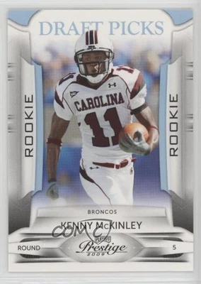 2009 Playoff Prestige Draft Picks Light Blue /999 Kenny McKinley #162 Rookie RC - Image 1 of 2
