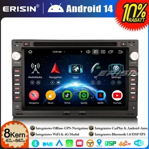 Android 14 Autoradio CD DAB+64GB für VW Passat Golf 4 T5 SKODA Superb SEAT Ibiza - Bild 1 von 24