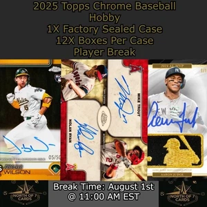 Sandy Alcantara 2025 Topps Chrome Baseball Hobby - 1X Case Player BREAK #16 - Picture 1 of 6