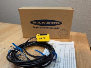 Banner Q19SN6D Polarized Retro Sensor, Sensing Beam: 680nm, 10-30VDC, Range: 8" - Picture 1 of 6