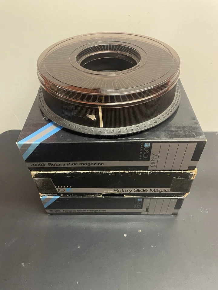 Hasselblad PCP 80 70303 Projector Carousel Rotary Slide Magazine Lot Of 4 - Image 1 of 3