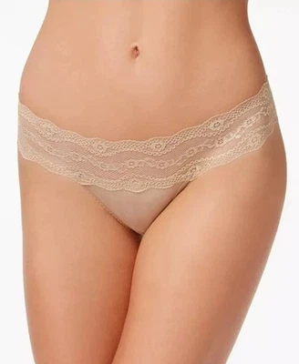 B.tempt'd by Wacoal b.adorable Cintura de Encaje Tanga Ropa Interior Para Mujer 8-XL Desnudo Foto 1 de 4