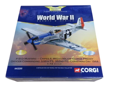 Corgi Aviation Archive 1:72 P-51D Mustang AA32205 Limited Edition WWII 1944 -NEW - Image 1 of 4