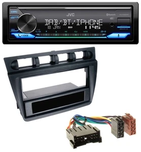 JVC Bluetooth DAB USB MP3 Autoradio für Kia Picanto (ab 2006) - schwarz - Bild 1 von 8