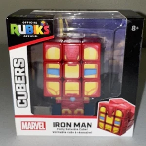 Rubiks Würfel Iron Man 3 x 3 Puzzle Spiel Würfel von Spinmaster neu offiziell Marvel - Bild 1 von 5
