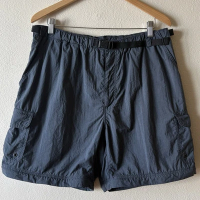 Мужские шорты REI Cargo UPF 50+ с серым логотипом нейлоновый ремень для похода кемпинга на открытом воздухе большой размер - Изображение 1 из 4