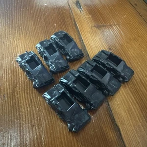 7 Vintage 1986 MB Thunder Road Board Game Black Wreck Cars Replacement Retro - Picture 1 of 1
