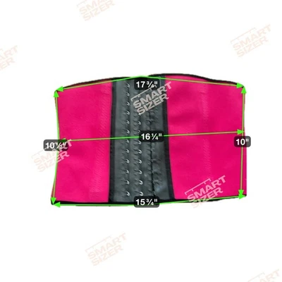 Ann Michell  Waist Trainer, Sport Short Torso Latex, Pink Size 44/ 3XL - Image 1 of 4