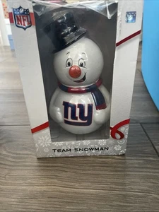 Muñeco de nieve del equipo NFL New York Giants NY. Nuevo. Forever Collectibles. Gran regalo - Imagen 1 de 4
