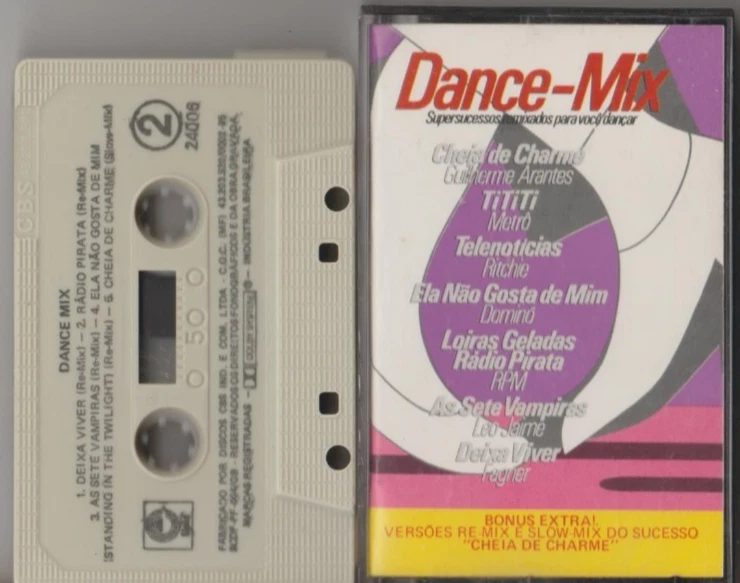 DANCE-MIX  Comp. CASSETTE TAPE RARE OOP 1985 Brazil Synth Pop - Cheia de Charme Foto 1 de 1