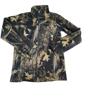 Columbia Boys XL Camo Zing III Timberwolf Printed Full Zip LS Fleece Jacket - Picture 1 of 9