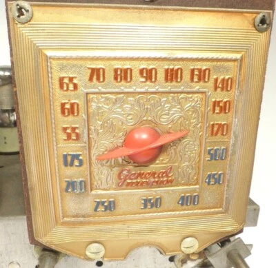 vintage GENERAL TELEVISON MODEL 19 / HAZELTINE TABLETOP RADIO:  Untested CHASSIS - Image 1 of 4