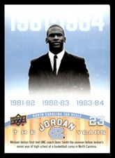 Upper Deck North Carolina Michael Jordan #164 North Carolina Tar Heels 2010