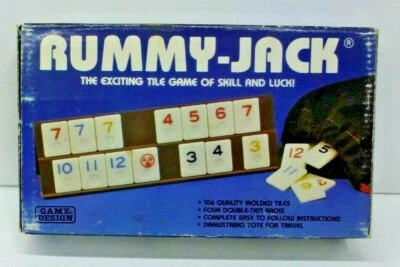 Rummy-Jack Tile Game by Game Design 1985 Replacement Parts only - Image 1 of 3