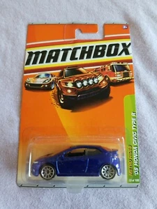 2010 Matchbox 08 HONDA CIVIC TYPE R Blue 29/100 GREAT CARD Metro Rides - Picture 1 of 4