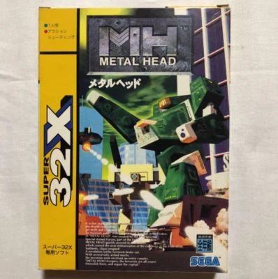 Metal Head Mega Drive MD Sega Genesis Used Japan Import Boxed Tested Working - Image 1 of 4