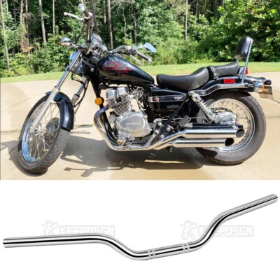 25mm 1" Drag Bar Handlebars Bars Tracker For Honda Rebel CMX 250 300 500 1100 - Imagem 1 de 4