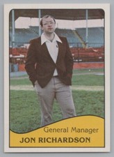 Jon Richardson 1979 TCMA Richmond Braves