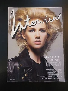 Interview Magazine August 2009 January Jones - Picture 1 of 1