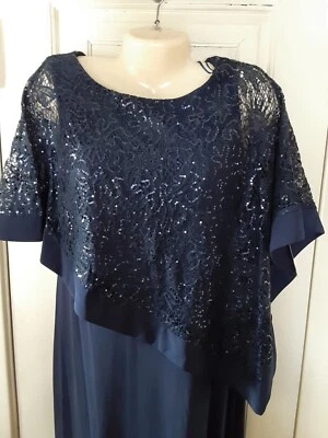 Maxi Vestido R&M Richards Mujer Ocasión Especial Talla 8 NUEVO CON ETIQUETAS Foto 1 de 4