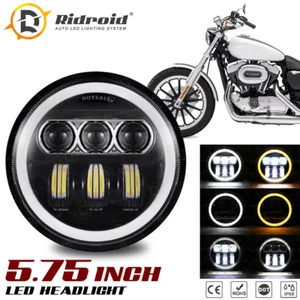 Faro LED Brightest 5,75 5 3/4 para motocicleta deportiva Harley-Davidson Dyna - Imagen 1 de 12