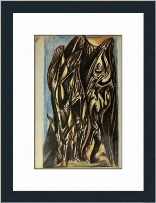 Jackson Pollock Untitled II Custom Framed Print - Image 1 of 2